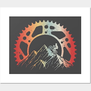 Mountain biking gear Posters and Art